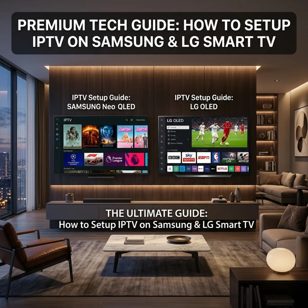 How to Setup IPTV on Samsung & LG Smart TV (2026)